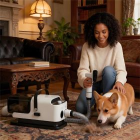 Dog beauty vacuum dryer