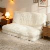 Bean bag sofa, folding floor mattress, sofa bed, lounge chair, Cream White