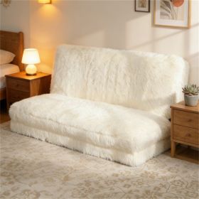 Bean bag sofa, folding floor mattress, sofa bed, lounge chair, Cream White