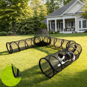 Outdoor Cat Enclosure, Portable Cat Tents for Outside, Cage Free Outside Cat Playpen Pet Enclosure