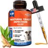 Natural Dog Yeast Infection Anti Itch Treatment Itchy Ears Skin & Allergy Symptoms Relief Reduces Inflammation & Relieves Irritation Herbal Medicine S