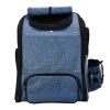 Pet Carrier Backpack, Expandable Cat Dog Carrier with Back Extension, Breathable Mesh Travel Backpack for Small Dogs Cats