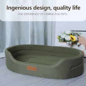 Orthopedic Dog Bed for Medium Dogs â€“ Ultra-Comfortable Pet Couch with Removable Washable Cover, Waterproof Lining & Non-Skid Bottom, Grey