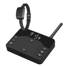 Wireless Electric Dog Fence Waterproof Pet Shock Boundary Containment System Electric Training Collar For Small Medium Large Dogs (Option: FenceWith1Collar-Black)