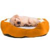 Pet Dog Bed Soft Warm Fleece Puppy Cat Bed Dog Cozy Nest Sofa Bed Cushion For S/M Dog