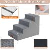 Dog Stairs For High Beds And Sofas - Pet Stairs For Older Dogs And Cats With Removable, Washable Covers And Non-slip Bottoms
