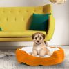 Pet Dog Bed Soft Warm Fleece Puppy Cat Bed Dog Cozy Nest Sofa Bed Cushion For S/M Dog