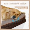 Orthopedic Dog Bed With High Support For Small And Large Breeds - Breathable, Waterproof Memory Foam Bed With Elevated Sides